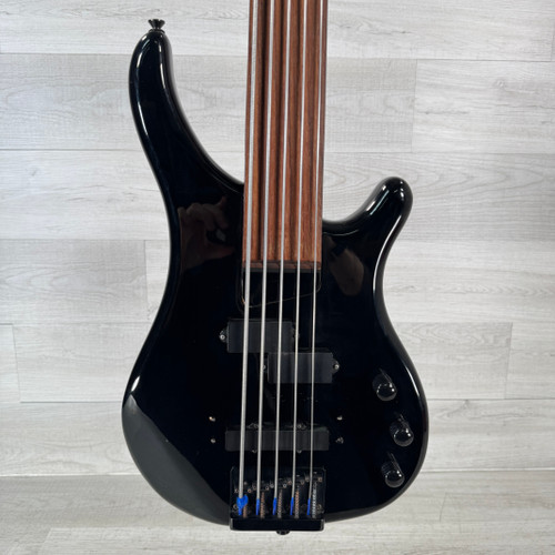 Vist Large View of Product Image Which is Used Bentley Fretless Bass Guitar - Black - 5-string