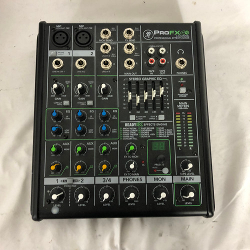 Vist Large View of Product Image Which is Used Mackie PROFX4 Compact Mixer