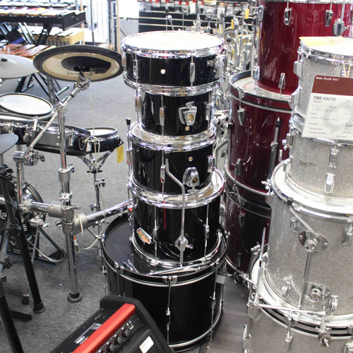 Vist Large View of Product Image Which is Used Rogue 5 PC DRUM SET Drum Shell Kit Black
