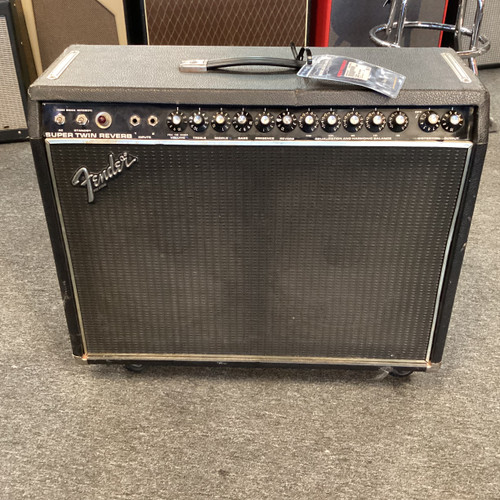 Vist Large View of Product Image Which is Used Fender SUPER TWIN REVERB 2 x 12 Tube Combo Amplifier 2 x 12