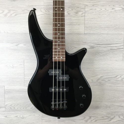 Vist Large View of Product Image Which is Used Jackson JS2 SPECTRA 4-STRING GLOSS BLACK Modern Metal Bass Guitar Black 4-String