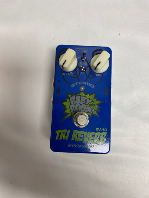Vist Large View of Product Image Which is Used Biyang BABYBOOM TRI REVERB RV-10 Reverb Pedal