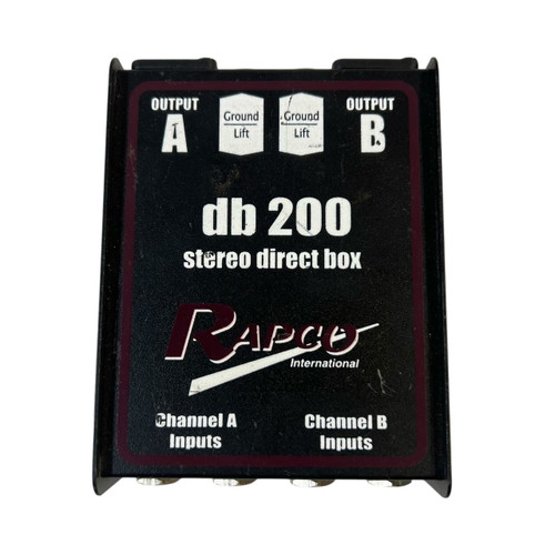 Vist Large View of Product Image Which is Used Rapco DB-200 STEREO DIRECT BOX Direct Box