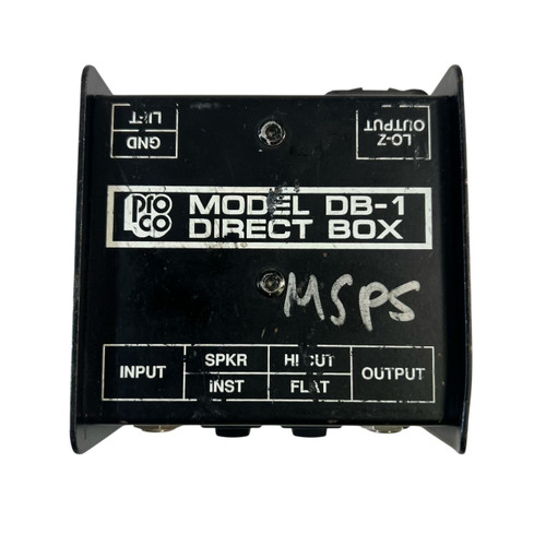 Vist Large View of Product Image Which is Used Pro Co DB-1 DIRECT BOX