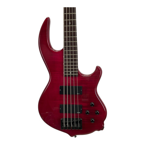 Vist Large View of Product Image Which is Used Conklin Groove Tools GT5 Bass Guitar Red 5-String