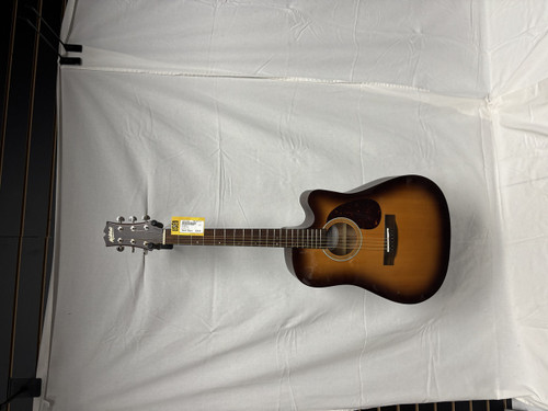 Vist Large View of Product Image Which is Used Mitchell T311CE-BST Solid Top Acoustic Guitar Tobacco Sunburst