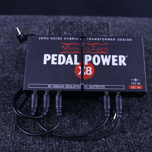 Vist Large View of Product Image Which is Used Voodoo Lab PEDAL POWER X8 POWER SUPPLY Pedal Power Supply