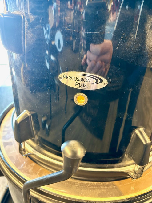 Vist Large View of Product Image Which is Used Percussion Plus 4 Pc Drum Kit w/Hardware Black