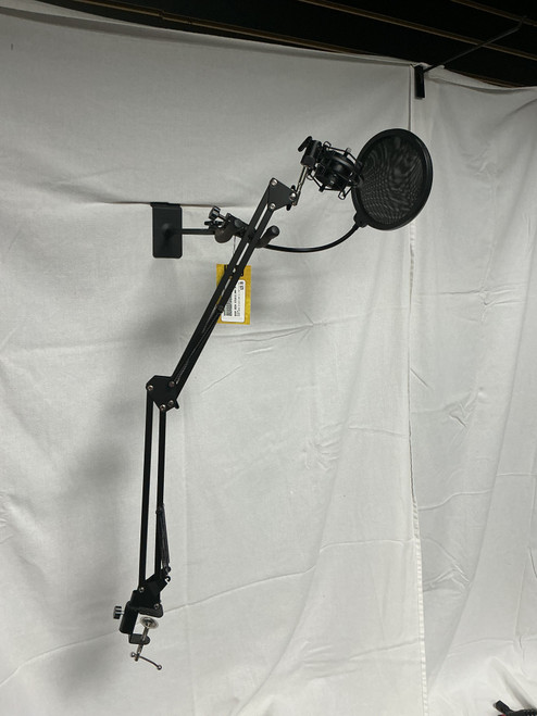 Vist Large View of Product Image Which is Used BOOM DESK STUDIO ARM W/ POP FILTER Microphone Stand