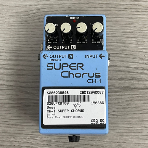 Vist Large View of Product Image Which is Used - Boss CH-1 SUPER CHORUS - Chorus Pedal