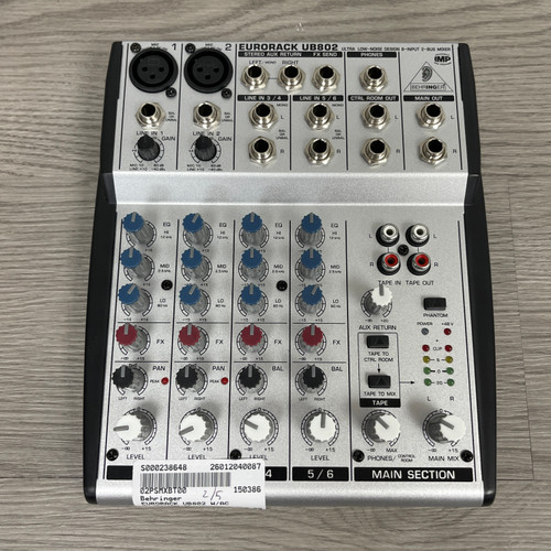 Vist Large View of Product Image Which is Used - Behringer EURORACK UB802 W/AC Compact Mixer