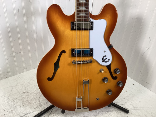 Vist Large View of Product Image Which is Used Epiphone RIVIERA FREQUENSATOR Semi-Hollow Electric Guitar Orange 6-String