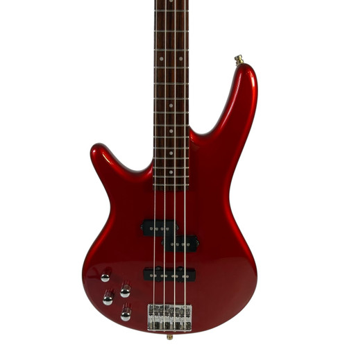 Vist Large View of Product Image Which is Used Ibanez GIO GSR200L LEFT HANDED Bass Guitar Red
