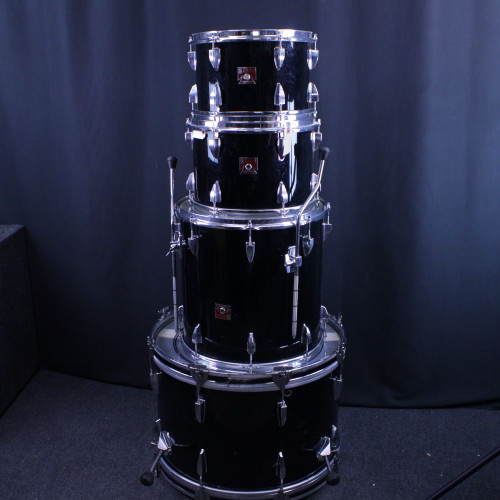 Vist Large View of Product Image Which is Used Tama 4PC IMPERIALSTAR MIJ Vintage Drum Shell Kit Black