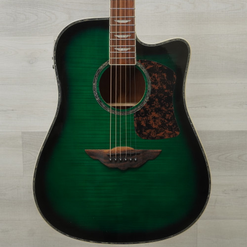 Vist Large View of Product Image Which is Used Urban Player Laminate Top Acoustic Guitar Green
