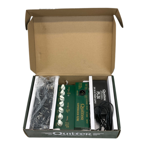 Vist Large View of Product Image Which is Used Quilter Superblock UK Guitar Preamp Pedal