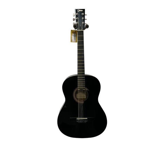 Vist Large View of Product Image Which is Used Johnson JG-100-B Laminate Top Acoustic Guitar Black