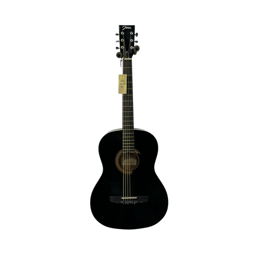 Vist Large View of Product Image Which is Used Johnson JG-100-B Laminate Top Acoustic Guitar Black