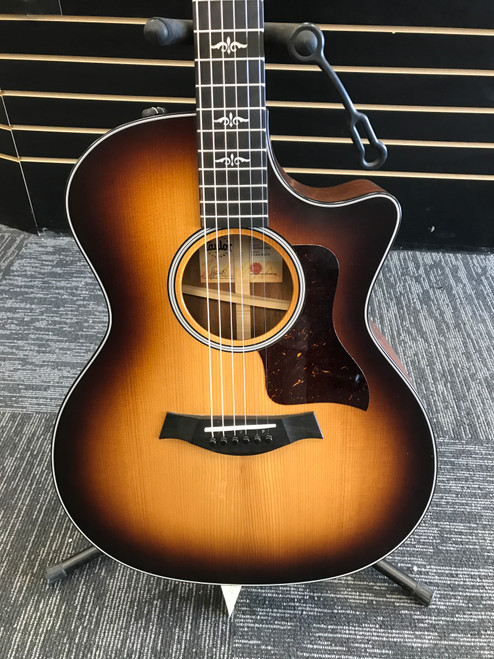Vist Large View of Product Image Which is Used Taylor 314CE K LTD Solid Top Acoustic Guitar Tobacco Sunburst