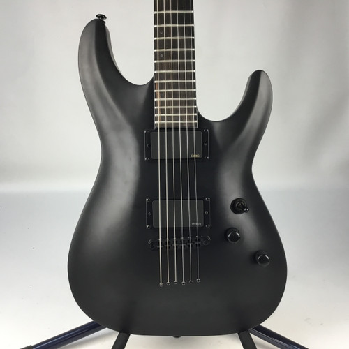 Vist Large View of Product Image Which is Used Schecter C1 PLATINUM BLACKOUT Super S Electric Guitar Black 6-String