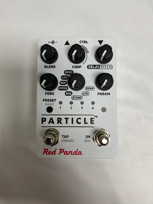 Vist Large View of Product Image Which is Used Red Panda PARTICLE GRANULAR DELAY V2 Delay Pedal