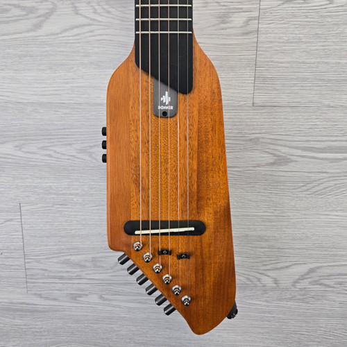 Vist Large View of Product Image Which is Used Donner HUSH-1 SILENT GUITAR Electric Guitar Natural 6-String