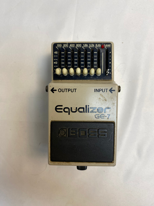 Vist Large View of Product Image Which is Used Boss GE-7 EQUALIZER EQ Pedal