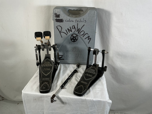 Vist Large View of Product Image Which is Used Tama IRON COBRA ROLLING GLIDE DBL KICK Kick Drum Pedal