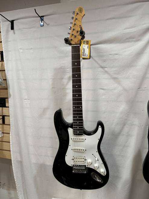Vist Large View of Product Image Which is Used S101 STANDARD S Type Electric Guitar Black 6-String
