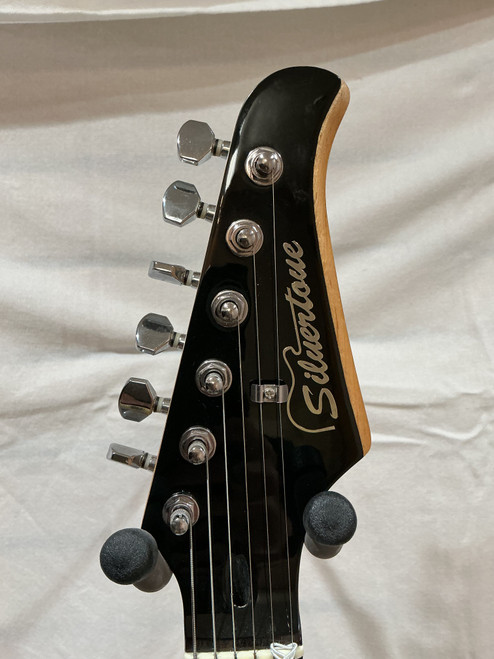 Vist Large View of Product Image Which is Used Silvertone S STYLE S Type Electric Guitar Black 6-String