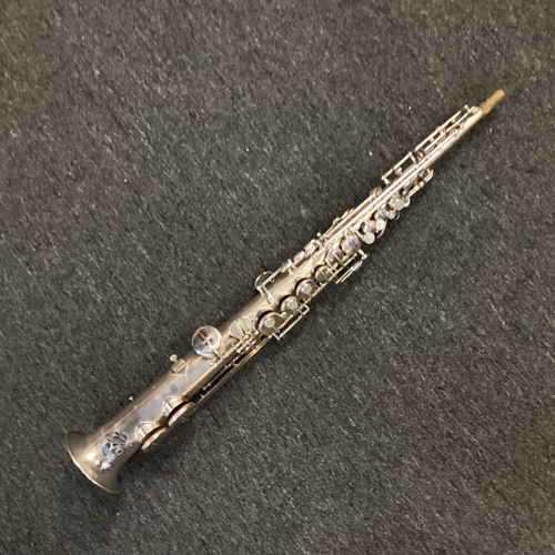 Vist Large View of Product Image Which is Used York SOPRANO SAXOPHONE Vintage Soprano Saxophone