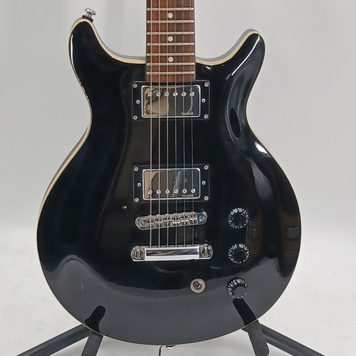 Vist Large View of Product Image Which is Used Hamer DOUBLE CUT XT SERIES Vintage Double Cutaway Electric Guitar Black 6-String