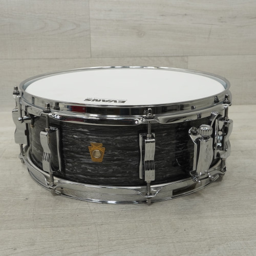 Vist Large View of Product Image Which is Used Ludwig 14x5 Legacy Mahogany Jazz Festival Wood Snare Drum