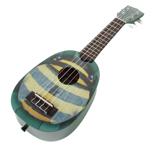 Vist Large View of Product Image Which is Used Kala HONEYBEE SOPRANO UKULELE Ukulele Custom Graphics