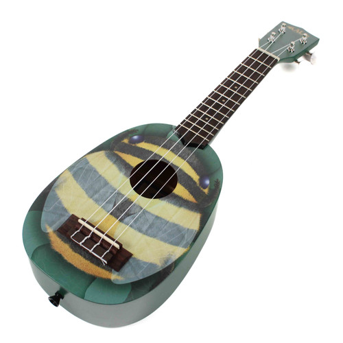 Vist Large View of Product Image Which is Used Kala HONEYBEE SOPRANO UKULELE Ukulele Custom Graphics