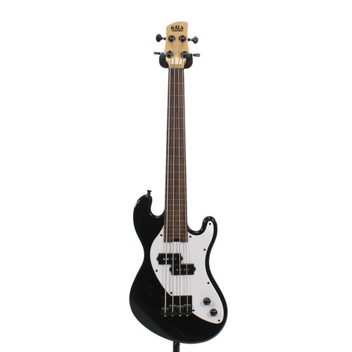Vist Large View of Product Image Which is Used Kala UBASS 4-STRING FRETLESS Ukulele Black