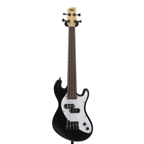 Vist Large View of Product Image Which is Used Kala UBASS 4-STRING FRETLESS Ukulele Black