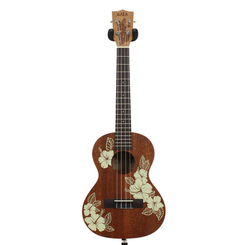Vist Large View of Product Image Which is Used Kala HIBISCUS MAHOGANY TENOR Ukulele Custom Graphics