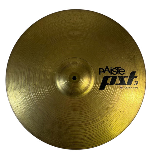 Vist Large View of Product Image Which is Used Paiste PST3 18" CRASH/RIDE Cymbal