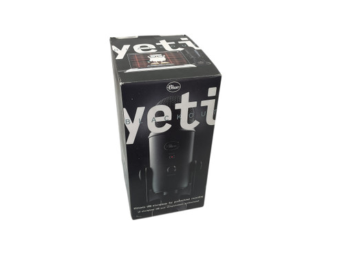 Vist Large View of Product Image Which is Used Blue YETI BLACKOUT Condenser Microphone