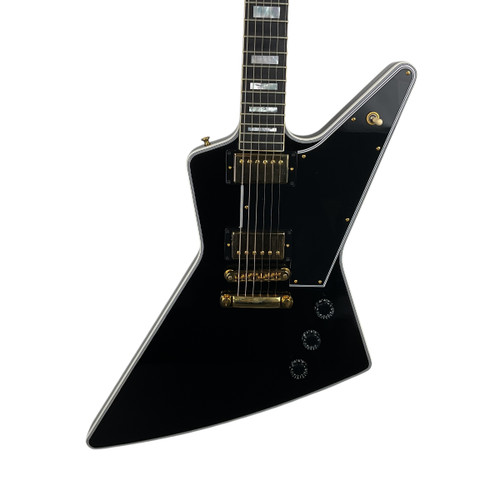 Vist Large View of Product Image Which is Used Gibson CUSTOM SHOP EXPLORER CUSTOM EBONY Pointy Electric Guitar Black 6-String