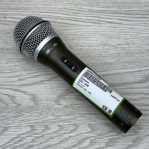 Vist Large View of Product Image Which is Used Samson Q2U USB USB Microphone