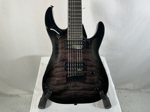 Vist Large View of Product Image Which is Used Jackson JS22-7 Modern Metal Electric Guitar Black 7-String