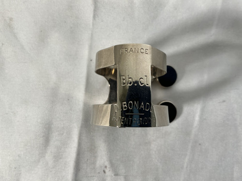 Vist Large View of Product Image Which is Used D. BONADE BFLAT CLARINET LIGATURE Band Instrument Mouthpiece