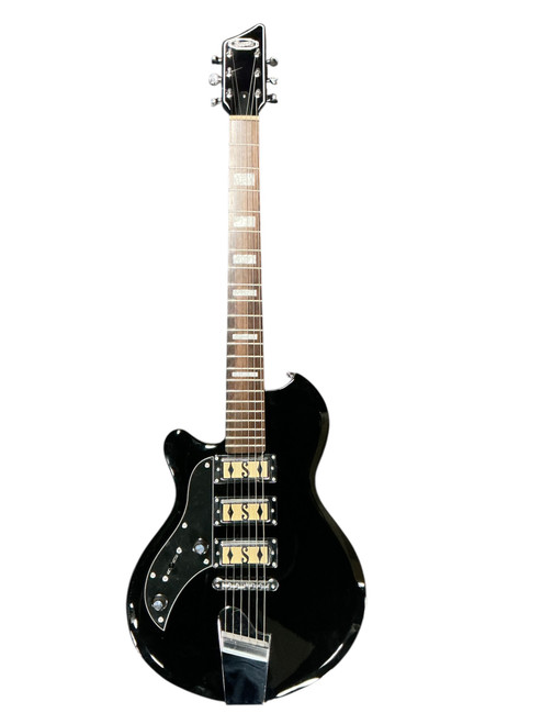 Vist Large View of Product Image Which is Used Supro 2030B Electric Guitar Black 6-String