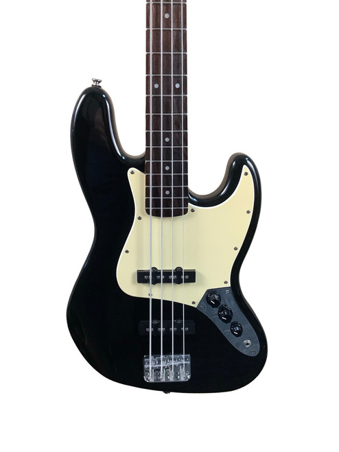 Vist Large View of Product Image Which is Used Starcaster JAZZ BASS Bass Guitar Black 4-String