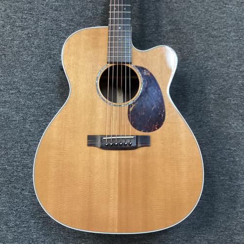 Vist Large View of Product Image Which is Used Martin JC-16RE AURA Solid Top Acoustic Guitar Natural