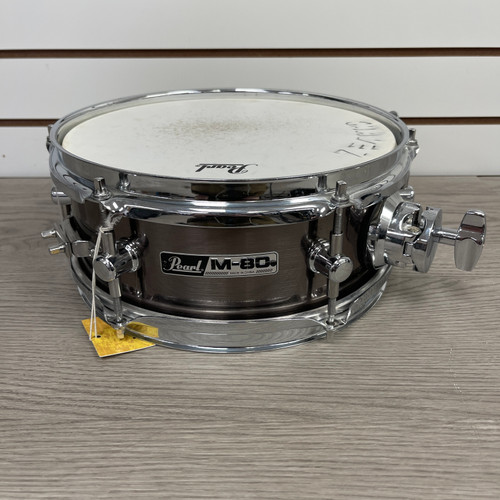 Vist Large View of Product Image Which is Used - Pearl 10X4 M-80 Metal Snare Drum 10"