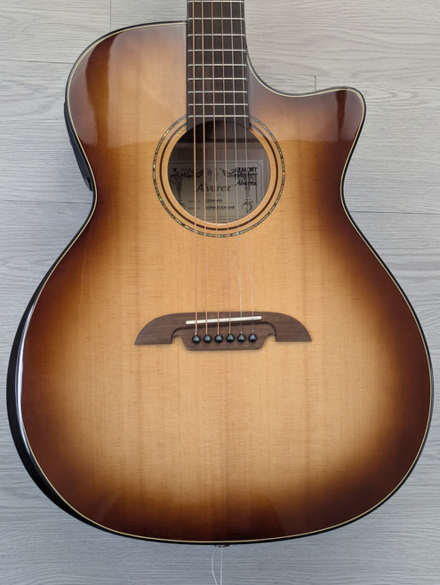 Vist Large View of Product Image Which is B-STOCK Alvarez Artist Elite 80 Grand Auditorium Solid-Top Acoustic/Electric Shadowburst w/Bevel Armrest