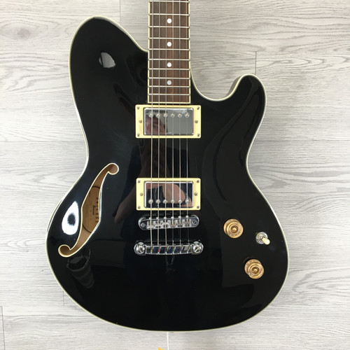 Vist Large View of Product Image Which is Used Ibanez TXD71 TALMAN ARTCORE Semi-Hollow Electric Guitar Black 6-String